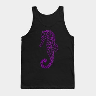 seahorse outline design Tank Top